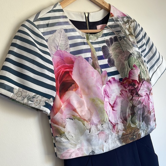 TED BAKER | Intia Peony Playsuit - Picture 5 of 12